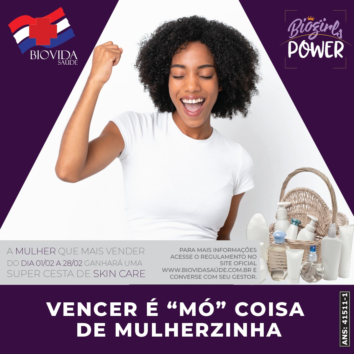 Post Biogirls Power: Vencer é mó coisa de mulherzinha