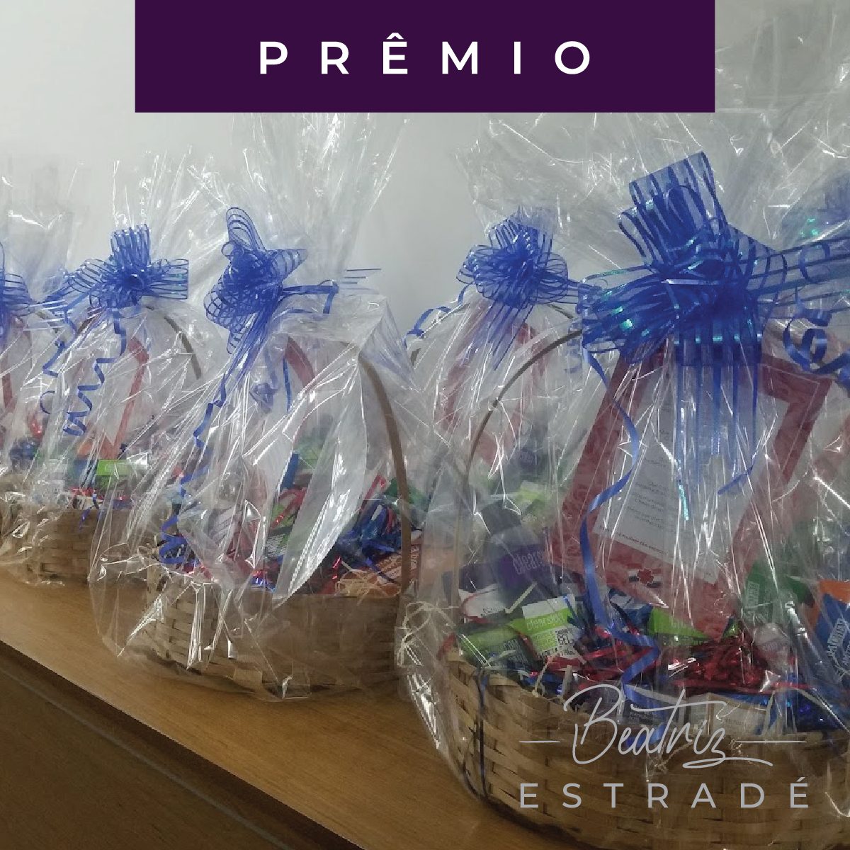 Cestas de skin care do prêmio da campanha