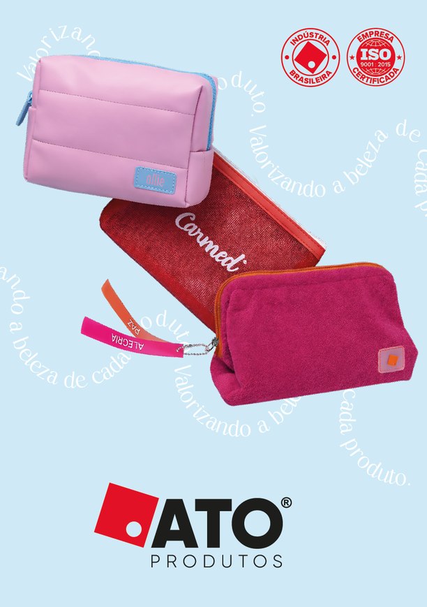 Capa do catálogo da ATO para a feira