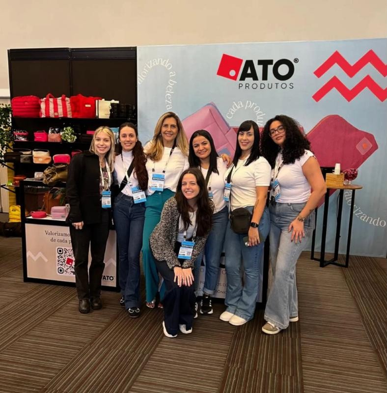 Equipe da ATO Produtos no estande do Brazil Promotion Day 2026
