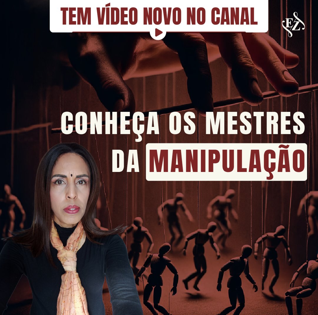 Post de vídeo novo no canal: Conheça os mestres da manipulação