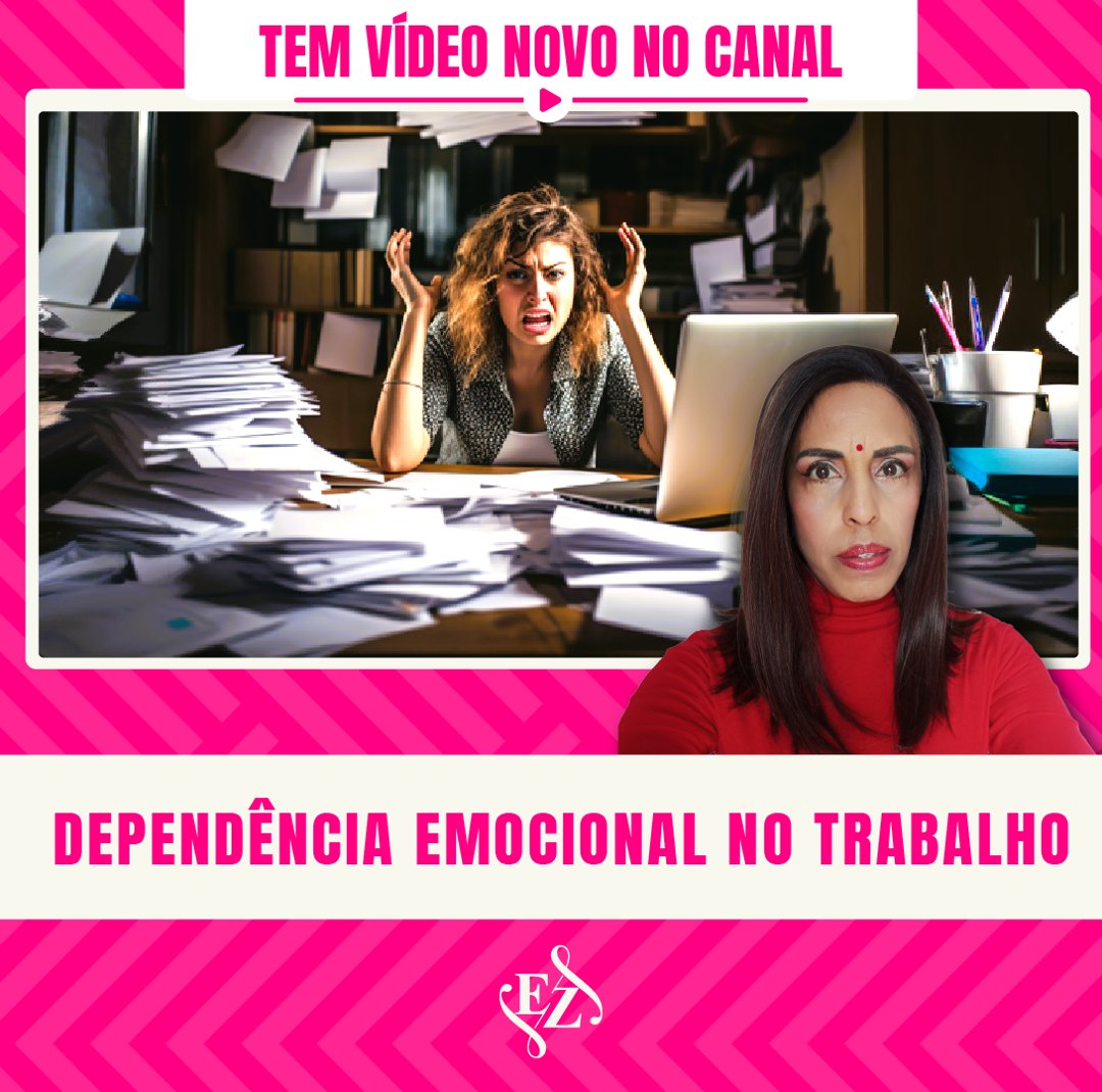 Post de vídeo novo no canal: Dependência emocional no trabalho