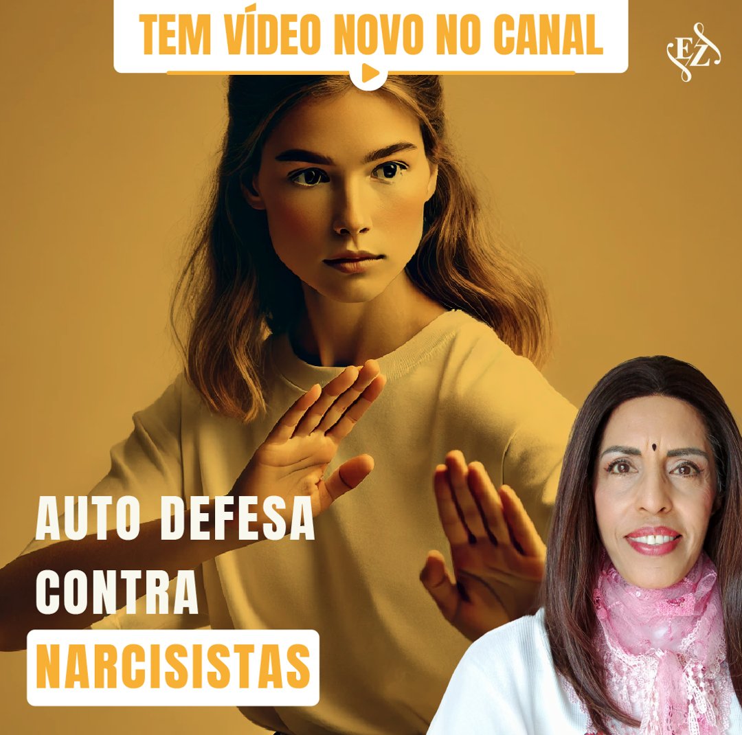 Post de vídeo novo no canal: Autodefesa contra narcisistas