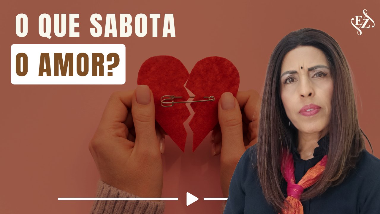Thumbnail do YouTube: O que sabota o amor?