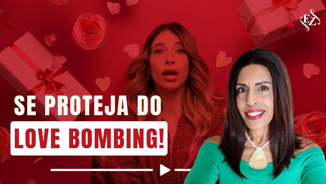 Thumbnail do YouTube: Se proteja do love bombing!