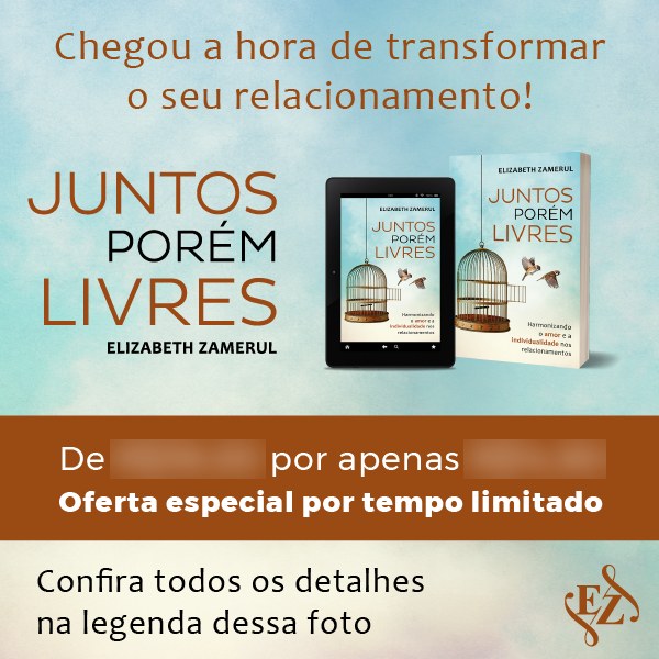 Post de oferta por tempo limitado do livro Juntos Porém Livres
