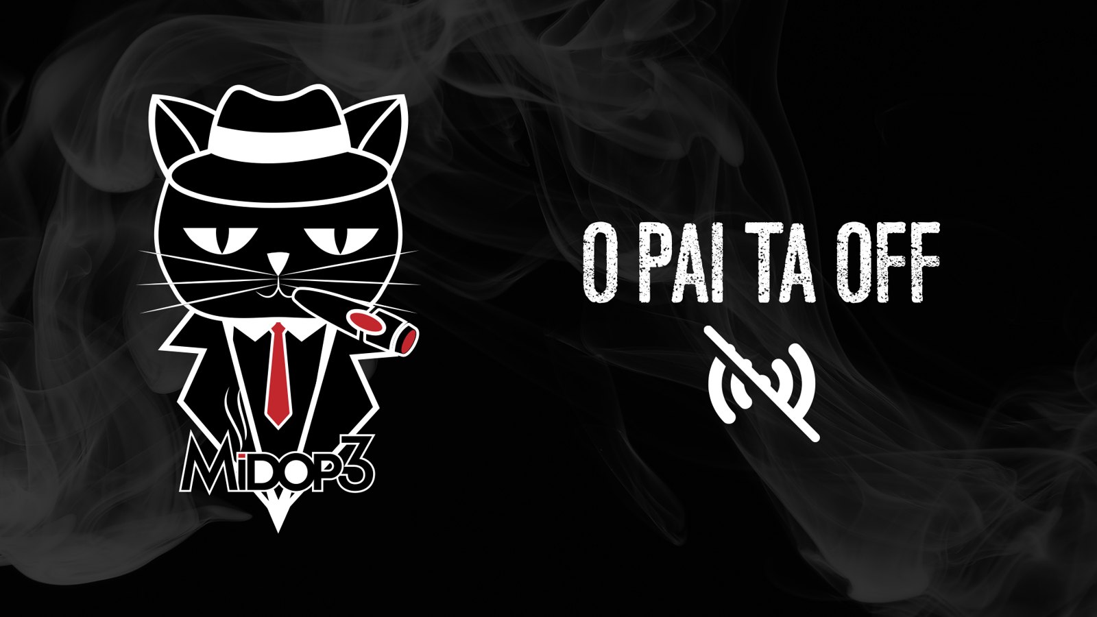Tela da live Midop3: O pai tá off