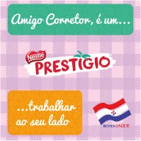 Tag para o brinde: Amigo Corretor, é um Prestígio trabalhar ao seu lado