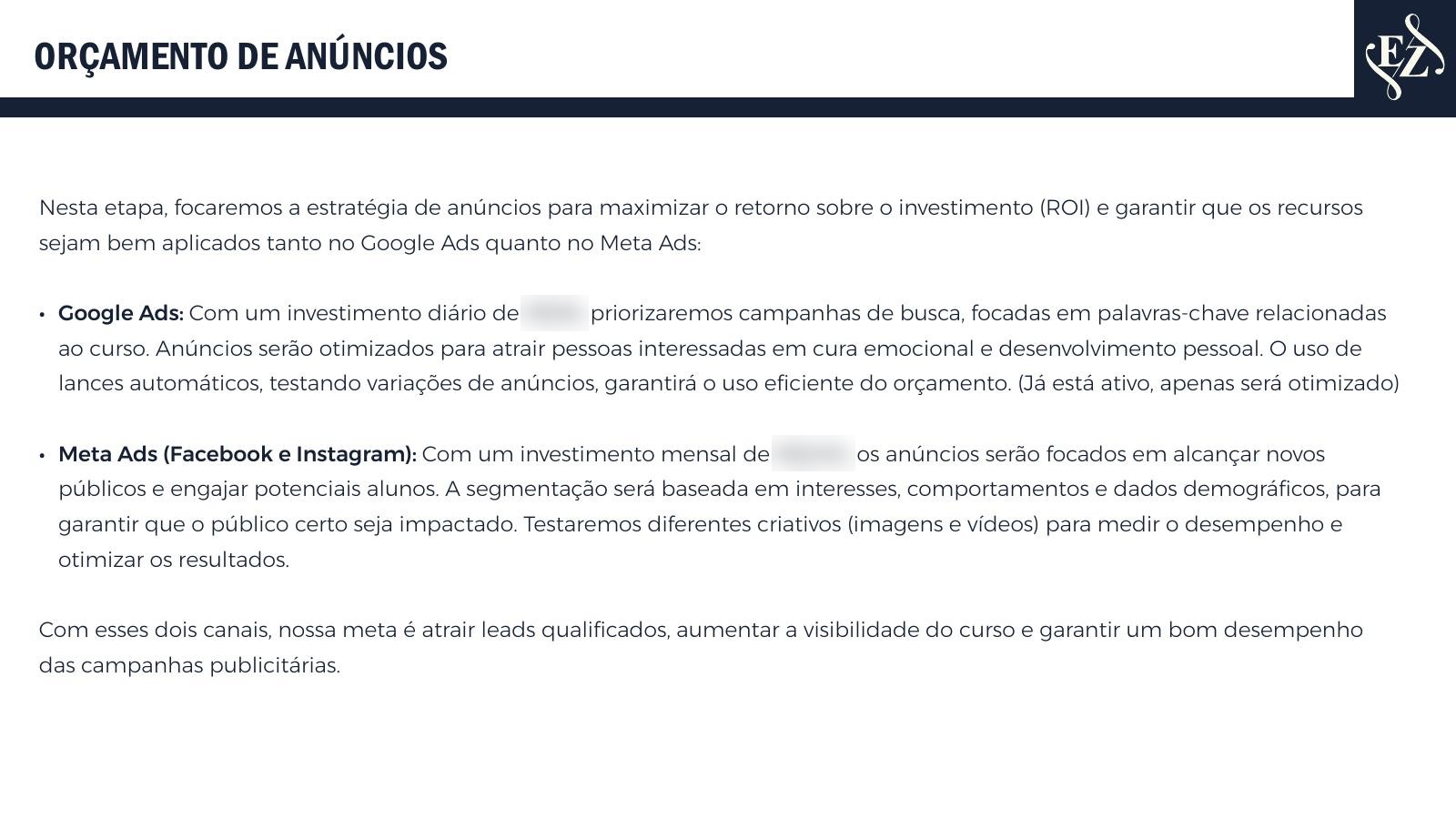 Estratégia de anúncios no Google Ads e no Meta Ads