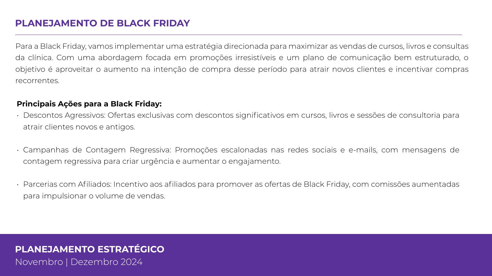 Planejamento de Black Friday: principais ações